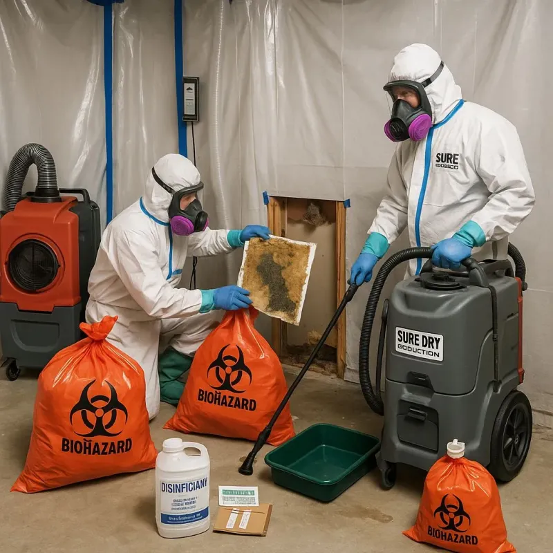 Contaminated Water Handling Protocols process in Dunn County, WI