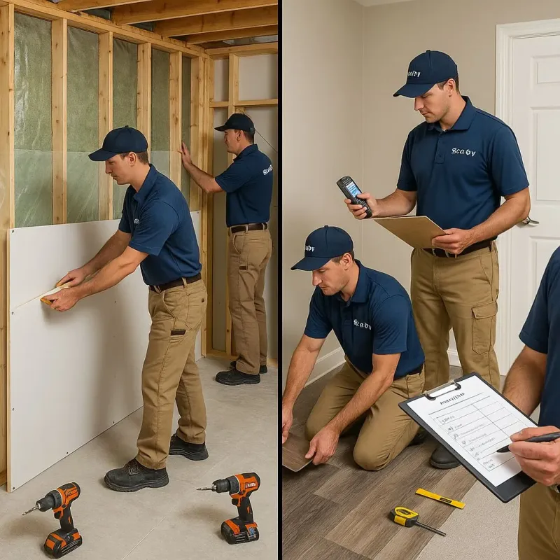 Repairs and Reconstruction process in Dunn County, WI